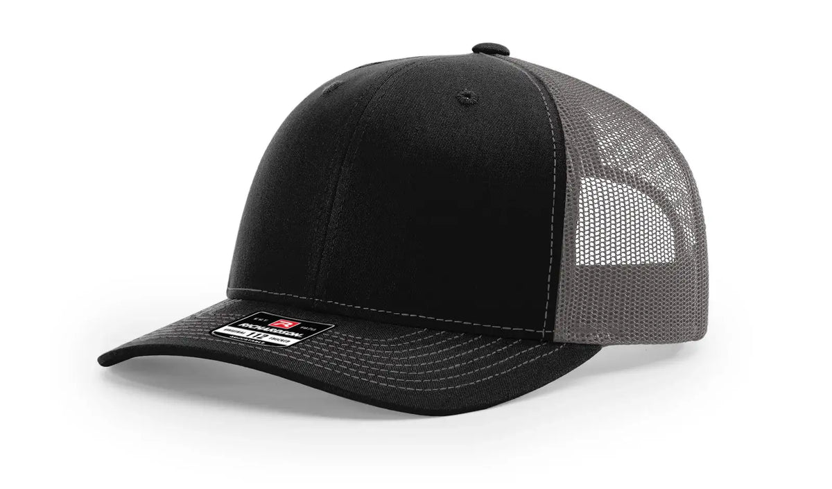 Richardson 112 Trucker Hat Ball Cap Meshback Hat Snapback Cap Trucker Cap - OSFM