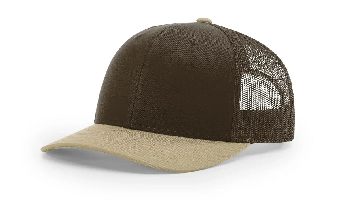 Richardson 112 Trucker Hat Ball Cap Meshback Hat Snapback Cap Trucker Cap - OSFM
