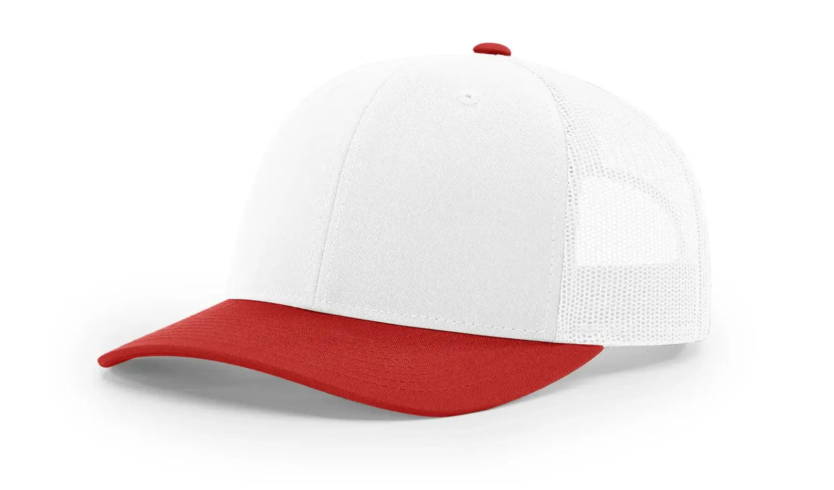 Richardson 112 Trucker Hat Ball Cap Meshback Hat Snapback Cap Trucker Cap - OSFM