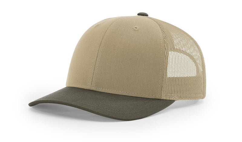 Richardson 112 Trucker Hat Ball Cap Meshback Hat Snapback Cap Trucker Cap - OSFM
