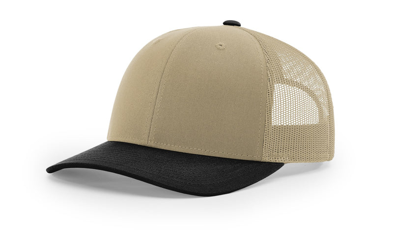 Richardson 112 Trucker Hat Ball Cap Meshback Hat Snapback Cap Trucker Cap - OSFM