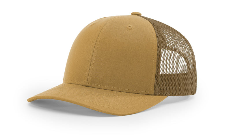 Richardson 112 Trucker Hat Ball Cap Meshback Hat Snapback Cap Trucker Cap - OSFM