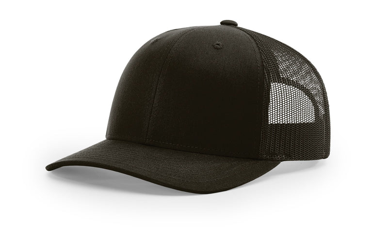 Richardson 112 Trucker Hat Ball Cap Meshback Hat Snapback Cap Trucker Cap - OSFM