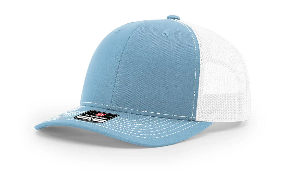 Richardson 112 Trucker Hat Ball Cap Meshback Hat Snapback Cap Trucker Cap - OSFM