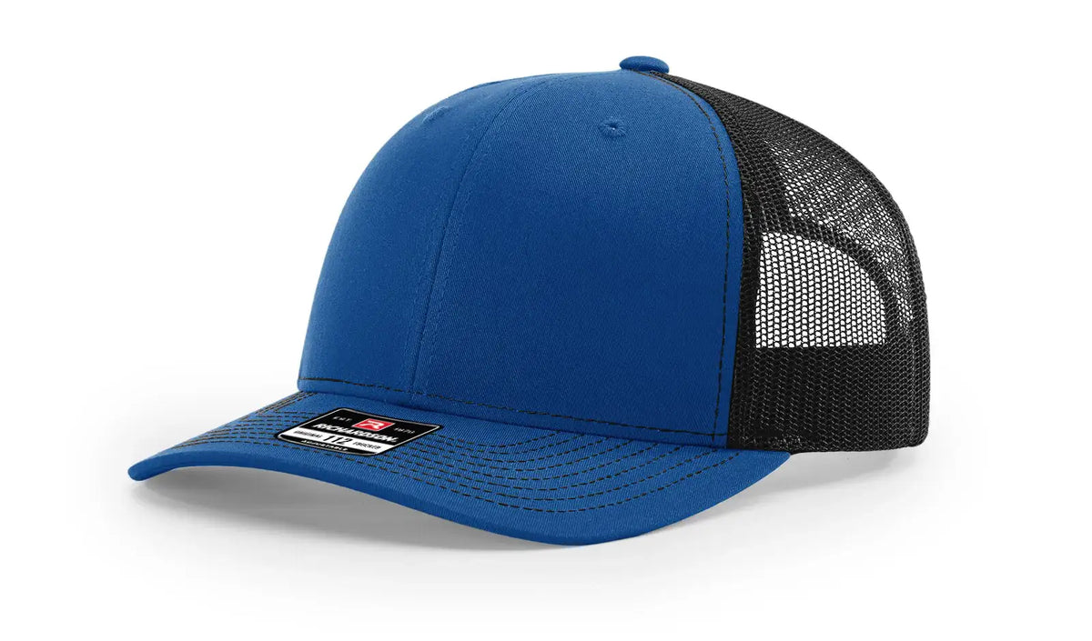 Richardson 112 Trucker Hat Ball Cap Meshback Hat Snapback Cap Trucker Cap - OSFM