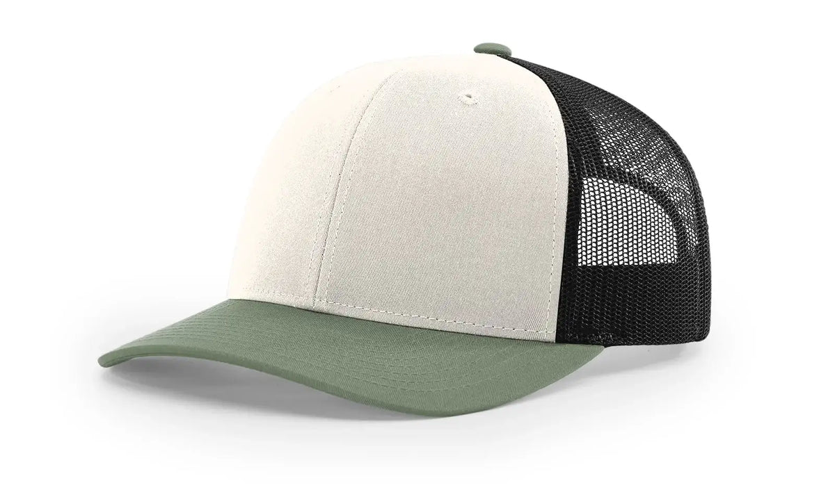Richardson 112 Trucker Hat Ball Cap Meshback Hat Snapback Cap Trucker Cap - OSFM
