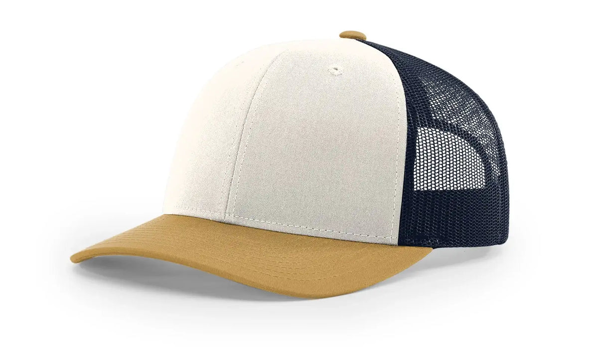 Richardson 112 Trucker Hat Ball Cap Meshback Hat Snapback Cap Trucker Cap - OSFM