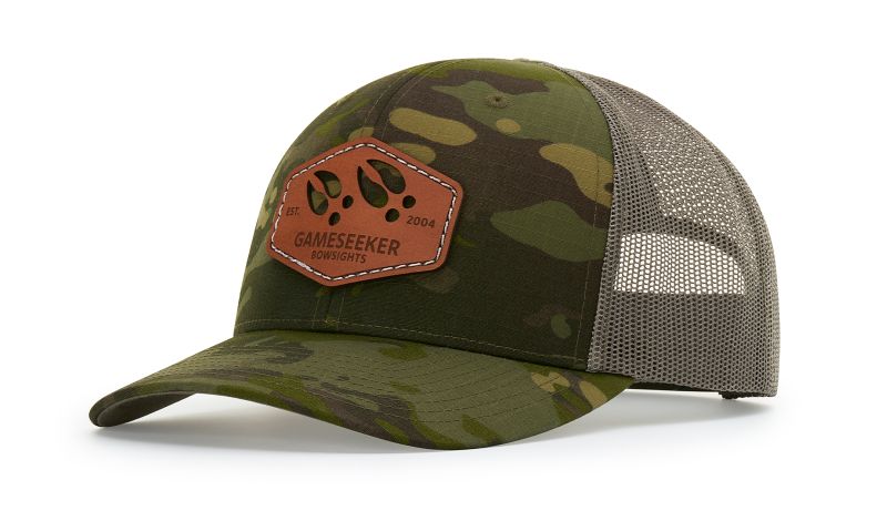 Richardson 112T Tactical Snapback Trucker Hat - Tactical Snapback Cap with No Button Crown and MultiCam Print