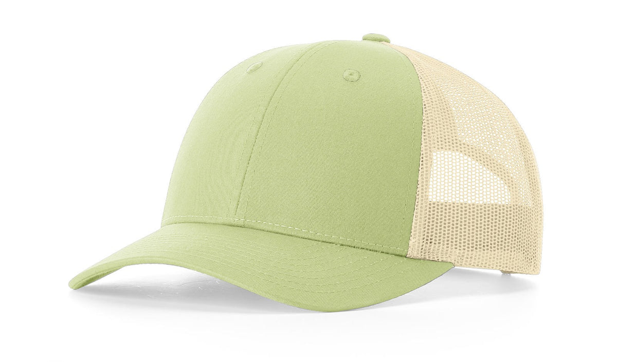 Richardson 115 Trucker Hat Low Profile Snapback 6 Panel Hat Trucker Cap MD/LG