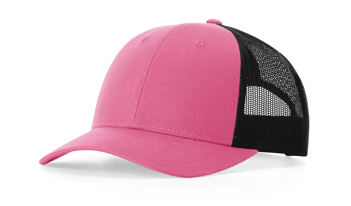 Richardson 115 Trucker Hat Low Profile Snapback 6 Panel Hat Trucker Cap MD/LG