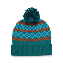 Cotopaxi Cumbre Beanie - Retro-Inspired Knit Beanie with Pom Pom and Soft Fold-Over Cuff