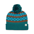 Cotopaxi Cumbre Beanie - Retro-Inspired Knit Beanie with Pom Pom and Soft Fold-Over Cuff
