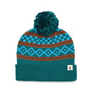 Cotopaxi Cumbre Beanie - Retro-Inspired Knit Beanie with Pom Pom and Soft Fold-Over Cuff