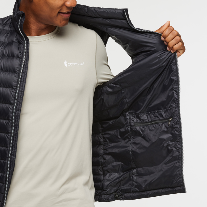 Cotopaxi Fuego Down Vest - Men's | Eco-Friendly Insulated Vest for Versatile Layering in Varied Weather