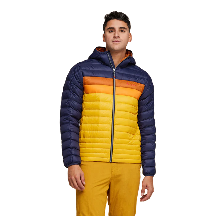 Cotopaxi Fuego Down Hooded Retro Striping Men's Jacket