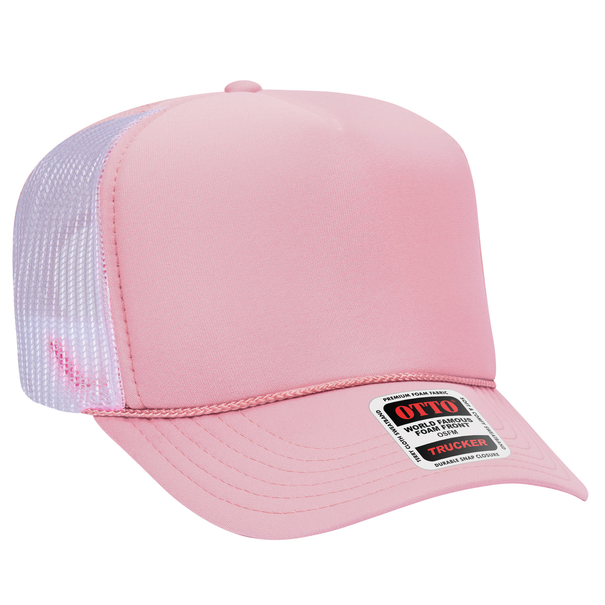 OTTO CAP 39-165 Foam Trucker Hat 5 Panel High Crown Trucker Cap - OSFM - OTTO 39