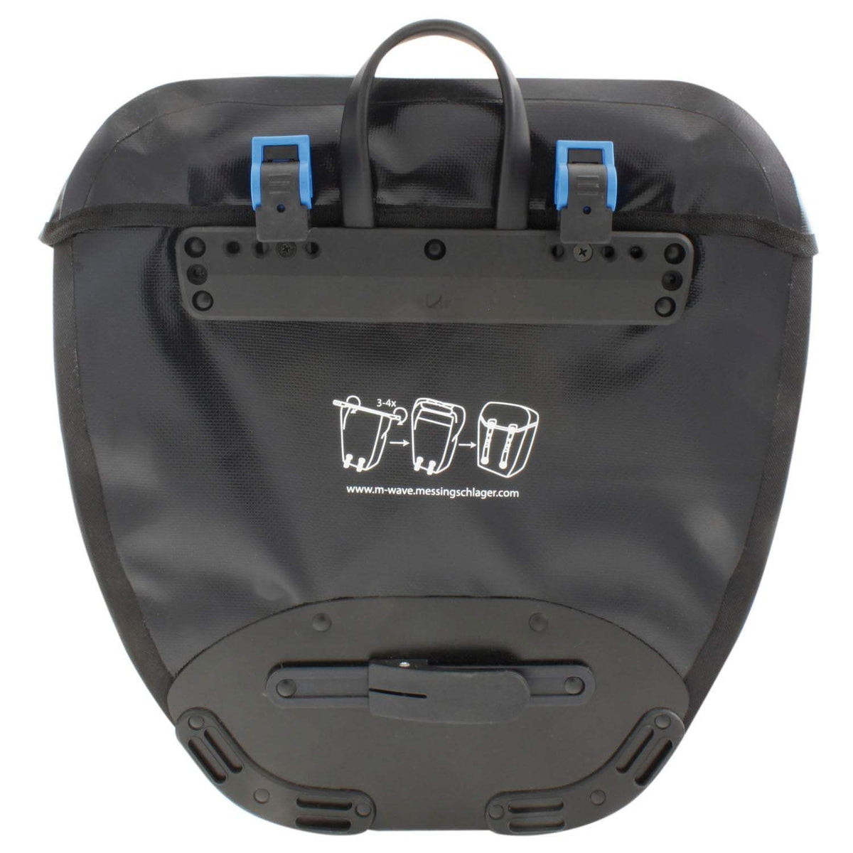 M-Wave Alberta 40L Pannier Bag Durable 40L Pannier Bags for Long-Haul Adventures