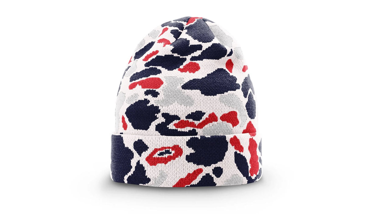 Richardson 126 Duck Camo Beanie - Americana Duck Camo