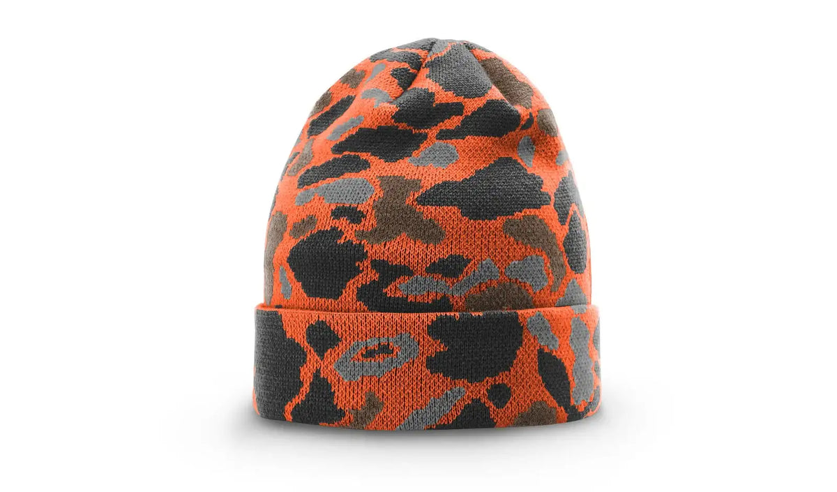 Richardson 126 Duck Camo Beanie – Double-Layer Knit