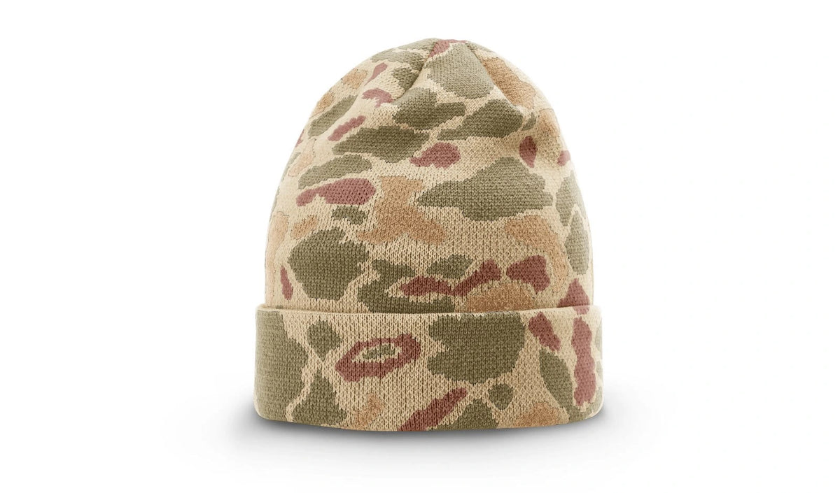 Richardson 126 Duck Camo Beanie - Harvest Duck Camo