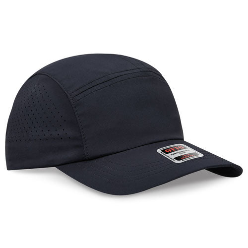 OTTO CAP® 133-1 - 5 Panel Running Hat w/ Elastic Soft Visor OSFM