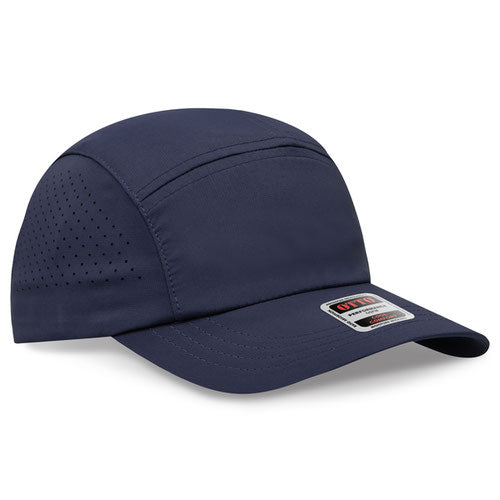 OTTO CAP® 133-1 - 5 Panel Running Hat w/ Elastic Soft Visor OSFM