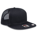 OTTO CAP® 141-1070OTTO SNAP 6 Panel Pro Style Mesh Back Trucker Snapback Hat