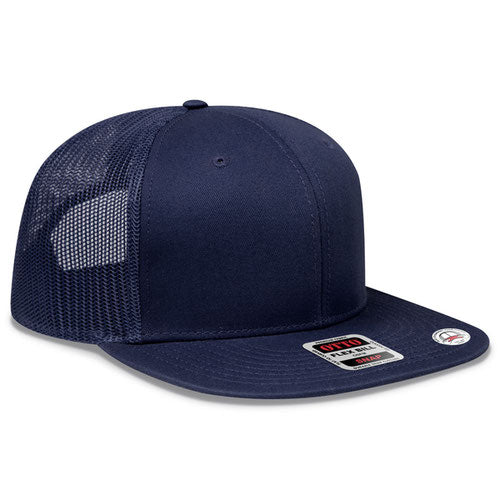 OTTO CAP® 141-1070 - OTTO SNAP 6 Panel Pro Style Mesh Back Trucker Snapback Hat