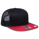 OTTO CAP® 141-1070OTTO SNAP 6 Panel Pro Style Mesh Back Trucker Snapback Hat