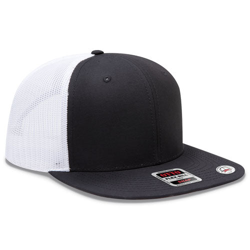 OTTO CAP® 141-1070 - OTTO SNAP 6 Panel Pro Style Mesh Back Trucker Snapback Hat