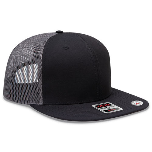 OTTO CAP® 141-1070 - OTTO SNAP 6 Panel Pro Style Mesh Back Trucker Snapback Hat