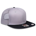 OTTO CAP® 141-1070OTTO SNAP 6 Panel Pro Style Mesh Back Trucker Snapback Hat