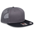 OTTO CAP® 141-1070OTTO SNAP 6 Panel Pro Style Mesh Back Trucker Snapback Hat