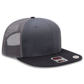 OTTO CAP® 141-1070OTTO SNAP 6 Panel Pro Style Mesh Back Trucker Snapback Hat