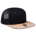 OTTO CAP® 141-1070OTTO SNAP 6 Panel Pro Style Mesh Back Trucker Snapback Hat