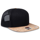 OTTO CAP® 141-1070OTTO SNAP 6 Panel Pro Style Mesh Back Trucker Snapback Hat