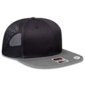 OTTO CAP® 141-1070OTTO SNAP 6 Panel Pro Style Mesh Back Trucker Snapback Hat