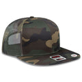OTTO CAP® 141-1070OTTO SNAP 6 Panel Pro Style Mesh Back Trucker Snapback Hat