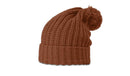 Richardson 143 Chunk Cable Beanie w/Cuff & Pom | Cozy Cable Knit Beanie