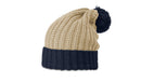 Richardson 143 Chunk Cable Beanie w/Cuff & Pom | Cozy Cable Knit Beanie