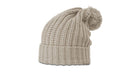 Richardson 143 Chunk Cable Beanie w/Cuff & Pom | Cozy Cable Knit Beanie