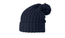 Richardson 143 Chunk Cable Beanie w/Cuff & Pom | Cozy Cable Knit Beanie