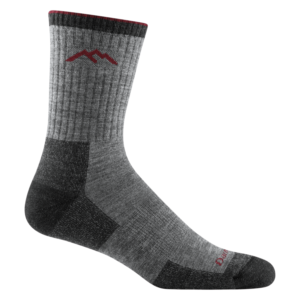 Darn Tough 1466 Hiker Micro Crew Midweight Socks - Men's - Durable Merino Wool, Moisture-Wicking, Arch Support for Thru-Hiking