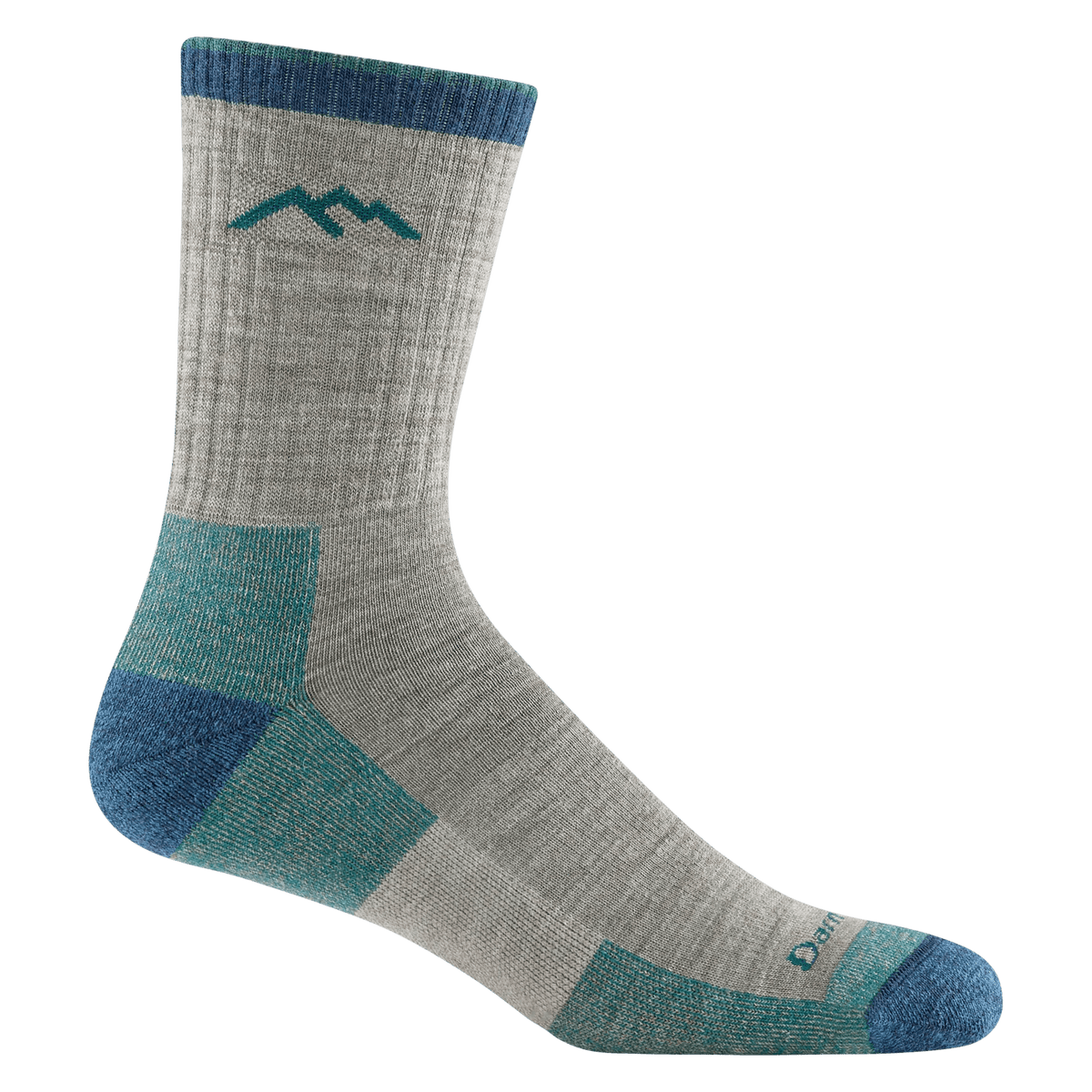 Darn Tough 1466 Hiker Micro Crew Midweight Socks - Men's - Durable Merino Wool, Moisture-Wicking, Arch Support for Thru-Hiking