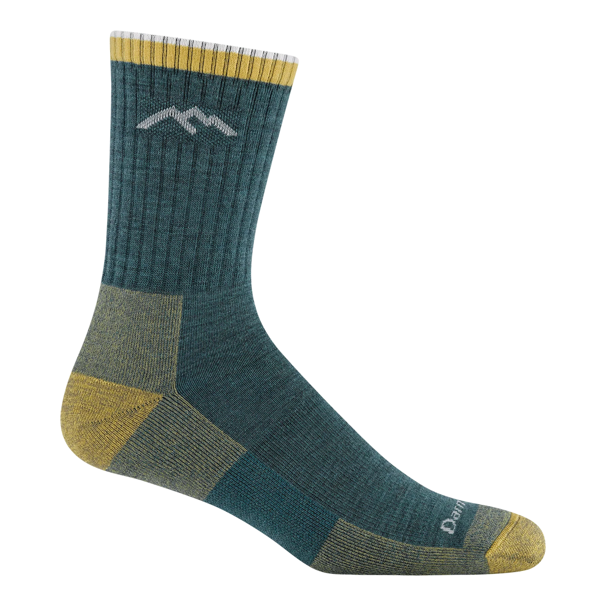 Darn Tough 1466 Hiker Micro Crew Midweight Socks - Men's - Durable Merino Wool, Moisture-Wicking, Arch Support for Thru-Hiking