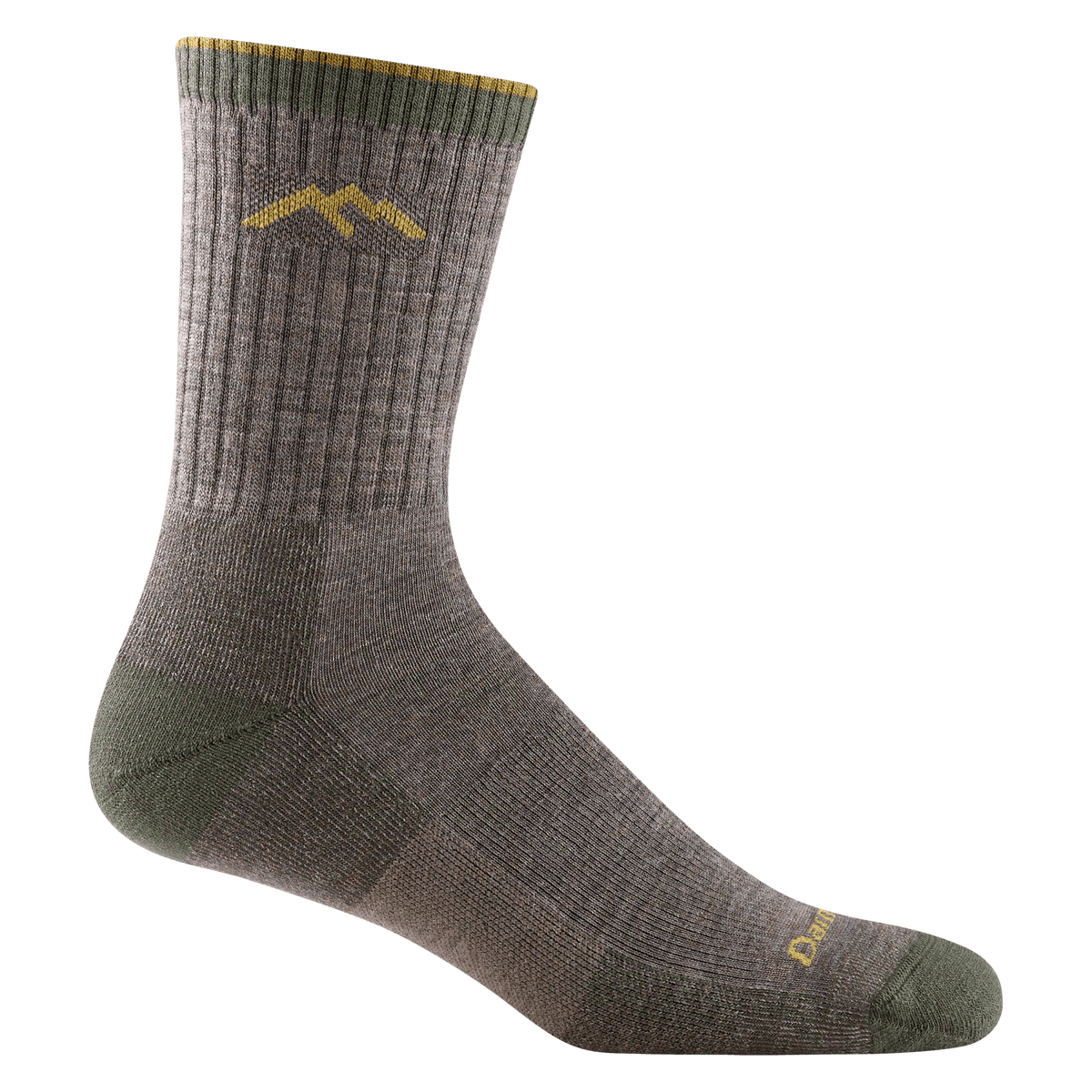 Darn Tough 1466 Hiker Micro Crew Midweight Socks - Men's - Durable Merino Wool, Moisture-Wicking, Arch Support for Thru-Hiking
