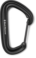 Black Diamond LiteWire Carabiner | Lightweight and Durable Carabiner for Secure Climbing and Gear Attachment