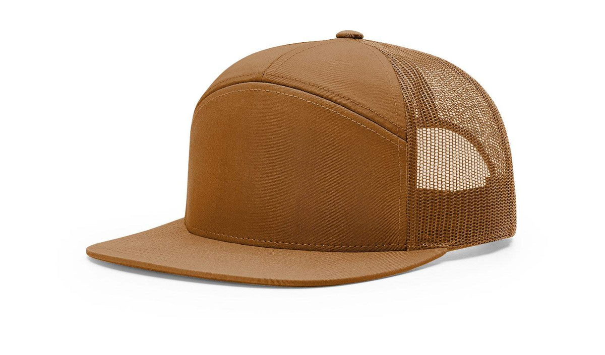 Richardson 168 Hat 7-Panel Trucker Cap Hi-Pro Adjustable Snapback - OSFM