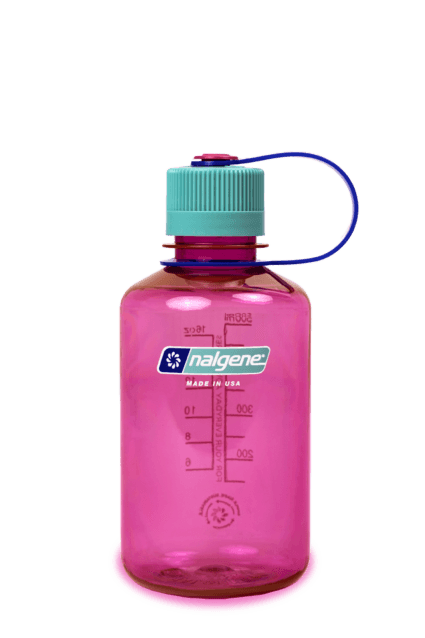 Nalgene Narrow Mouth 16oz Tritan Plastic Water Bottle, 16 Ounce Bottle
