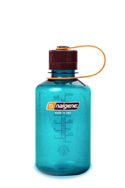 Nalgene Narrow Mouth 16oz Tritan Plastic Water Bottle, 16 Ounce Bottle
